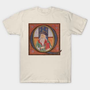 Illuminated Initial Q T-Shirt